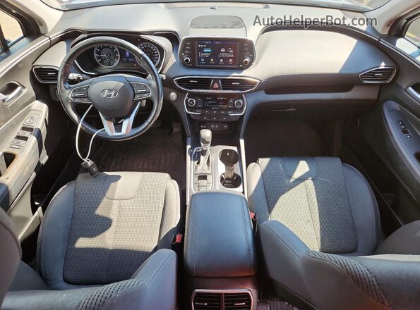 5NMS3CAD9KH121549 2019 HYUNDAI SANTA Blue Widok deski rozdzielczej