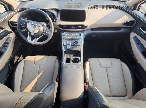 5NMS3DA19PH015914 2023 HYUNDAI SANTA White წინა პანელის ხედი
