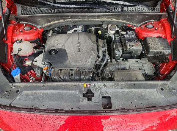 5NMS3DAJ6NH387644 2022 HYUNDAI SANTA Red Widok komory silnika