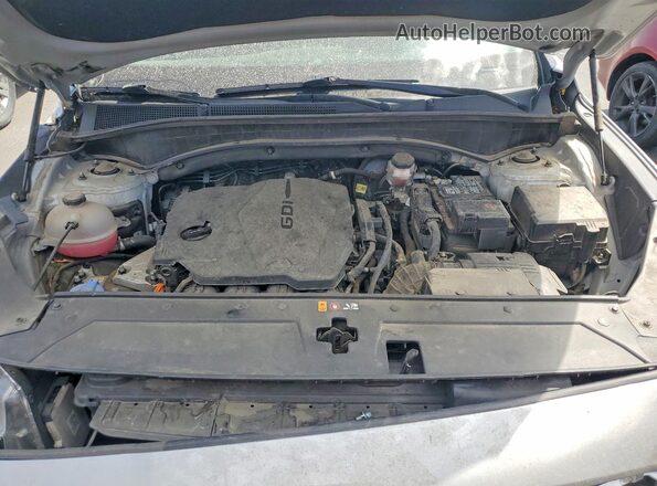 5NMS3DAJ8PH601374 2023 HYUNDAI SANTA Silver ძრავის განყოფილების ხედი