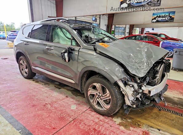 5NMS3DAJXMH372644 2021 HYUNDAI SANTA Gray Передня права чверть