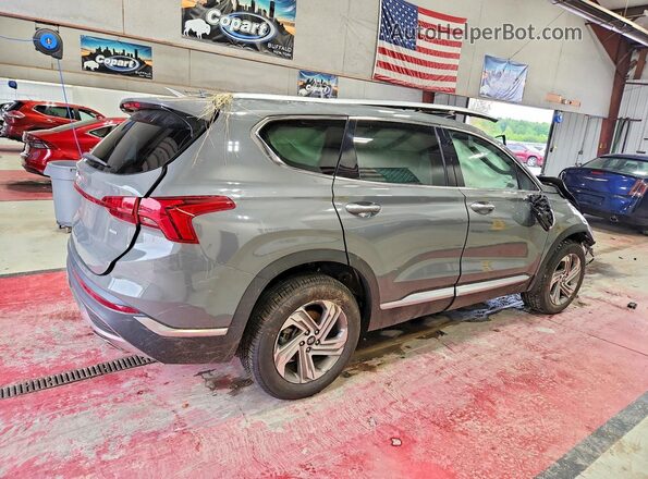 5NMS3DAJXMH372644 2021 HYUNDAI SANTA Gray Задня права чверть