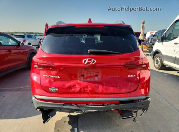 5NMS44AL0NH461395 2022 HYUNDAI SANTA Red Հետևի տեսք
