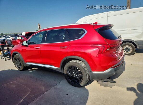5NMS44AL0NH461395 2022 HYUNDAI SANTA Red Հետևի ձախ
