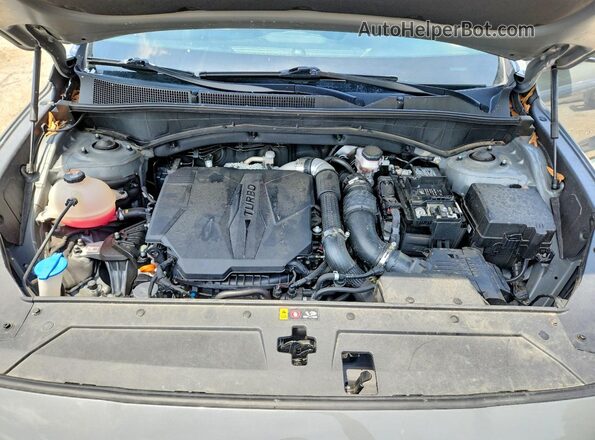 5NMS44AL1NH477217 2022 HYUNDAI SANTA Gray ძრავის განყოფილების ხედი