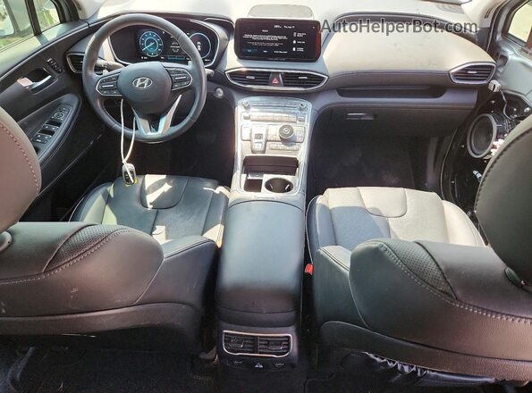 5NMS44AL4PH605663 2023 HYUNDAI SANTA Silver Dashboard view