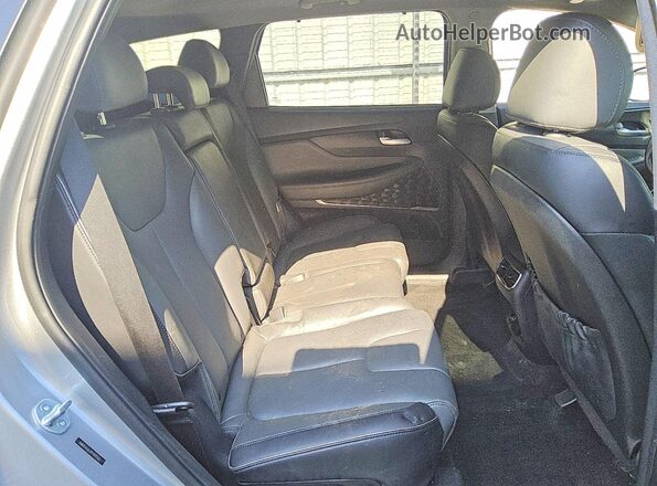 5NMS44AL9PH592263 2023 HYUNDAI SANTA Silver Rear interior view