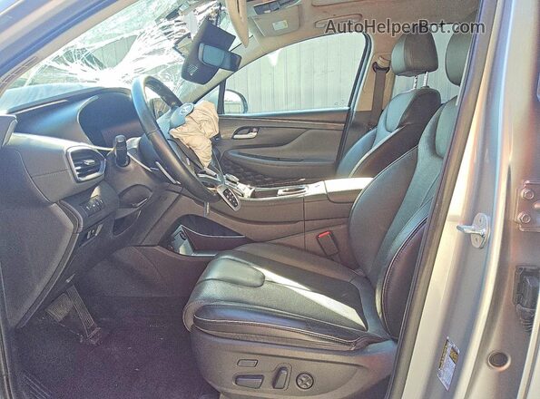 5NMS44AL9PH592263 2023 HYUNDAI SANTA Silver Front interior view