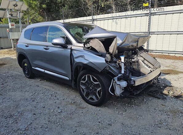 5NMS44AL9PH592263 2023 HYUNDAI SANTA Silver Front right