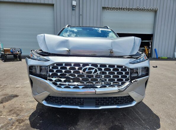 5NMS44ALXMH328058 2021 HYUNDAI SANTA Silver Vista frontal