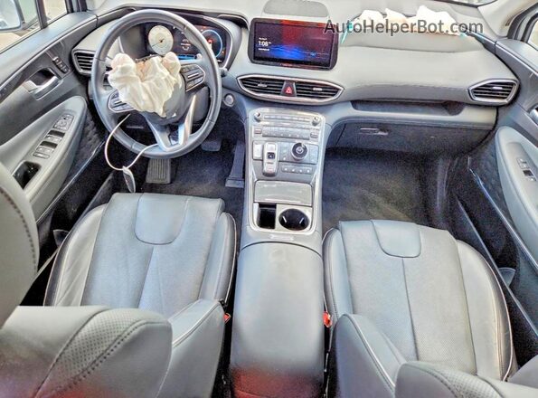5NMS44ALXMH328058 2021 HYUNDAI SANTA Silver Vista del salpicadero