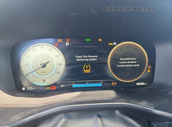 5NMS4DAL0MH369508 2021 HYUNDAI SANTA Black Vista del cuadro de instrumentos