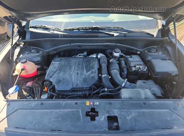 5NMS4DAL0MH369508 2021 HYUNDAI SANTA Black Vista del compartimento del motor
