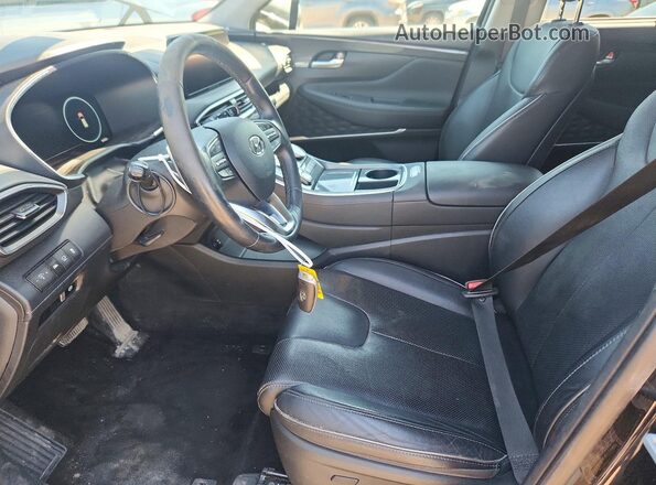 5NMS4DAL0MH369508 2021 HYUNDAI SANTA Black Vista interior delantera