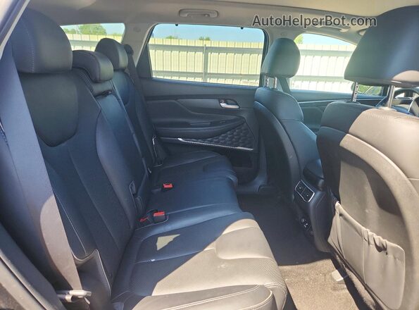 5NMS4DAL0MH369508 2021 HYUNDAI SANTA Black Vista interior trasera