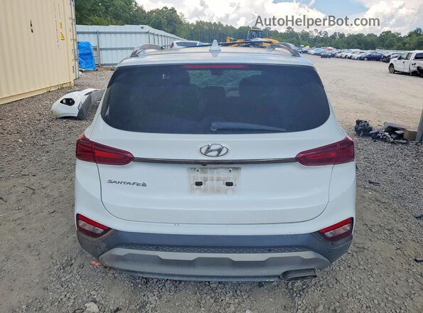 5NMS53AD1LH295417 2020 HYUNDAI SANTA White Widok z tyłu