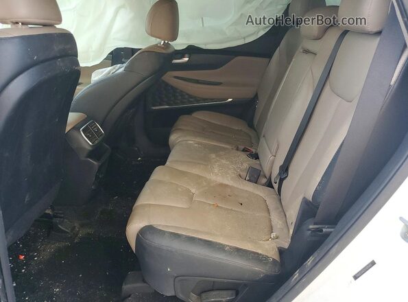 5NMS53AD1LH295417 2020 HYUNDAI SANTA White Widok wnętrza z tyłu