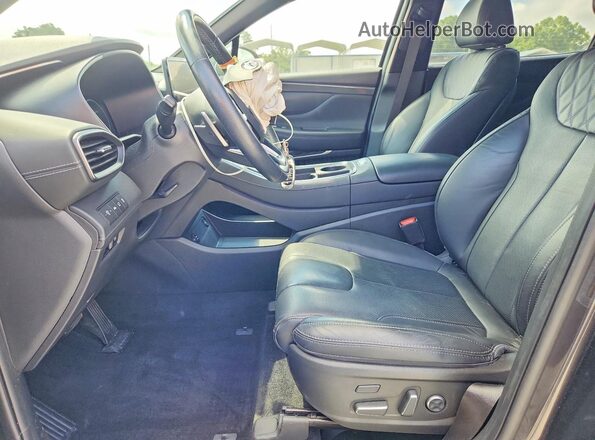 5NMS54AL0PH596683 2023 HYUNDAI SANTA Charcoal Вид салону спереду
