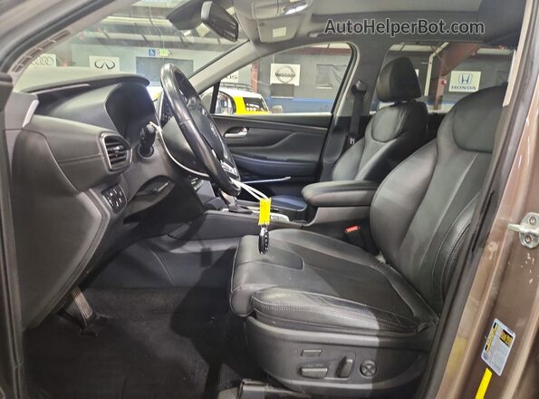 5NMS5CAA3KH111308 2019 HYUNDAI SANTA Beige Vista interior delantera