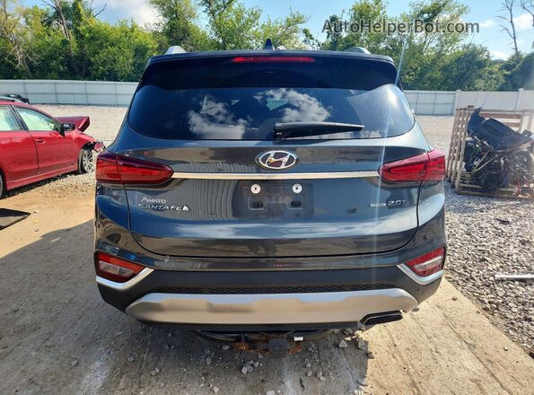 5NMS5CAA6KH065327 2019 HYUNDAI SANTA Black უკანა ხედი