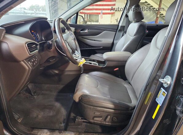 5NMS5CAAXLH186783 2020 HYUNDAI SANTA Gray Widok wnętrza z przodu