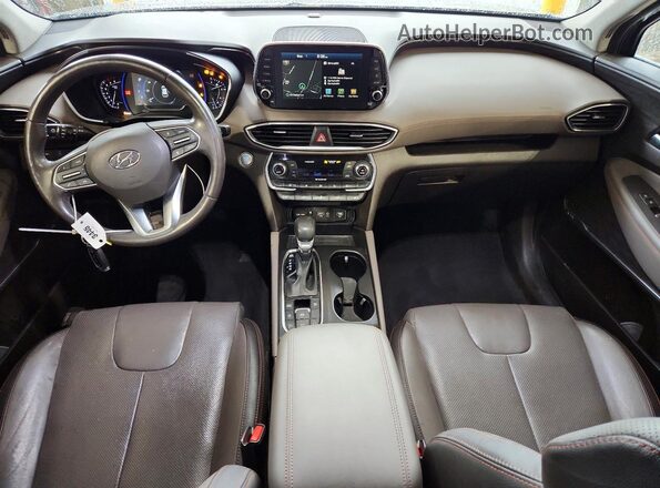 5NMS5CAAXLH186783 2020 HYUNDAI SANTA Gray Widok deski rozdzielczej