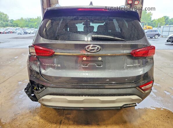 5NMS5CAAXLH186783 2020 HYUNDAI SANTA Gray Widok z tyłu
