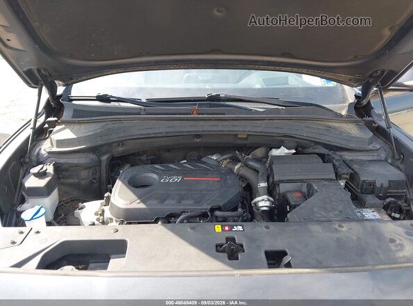 5NMS5CAAXLH288231 2020 HYUNDAI SANTA FE Gray Widok z tyłu