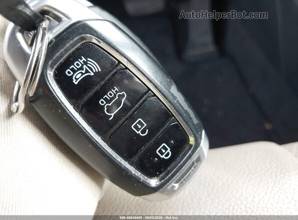 5NMS5CAAXLH288231 2020 HYUNDAI SANTA FE Gray Widok deski rozdzielczej