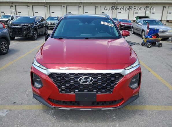 5NMS5CAD1KH067870 2019 HYUNDAI SANTA Red წინა ხედი
