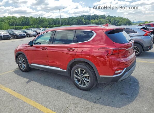 5NMS5CAD1KH067870 2019 HYUNDAI SANTA Red უკანა მარცხენა
