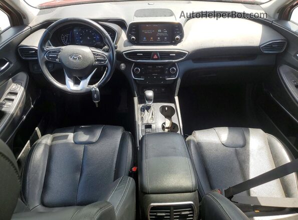 5NMS5CAD1KH067870 2019 HYUNDAI SANTA Red წინა პანელის ხედი