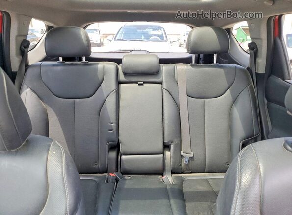 5NMS5CAD1KH067870 2019 HYUNDAI SANTA Red უკანა სავარძლების ხედი