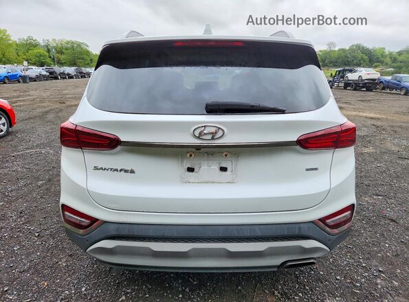 5NMS5CAD5LH210935 2020 HYUNDAI SANTA Белый Вид сзади