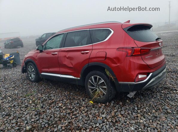 5NMS5CAD6KH006935 2019 HYUNDAI SANTA Red Rear left