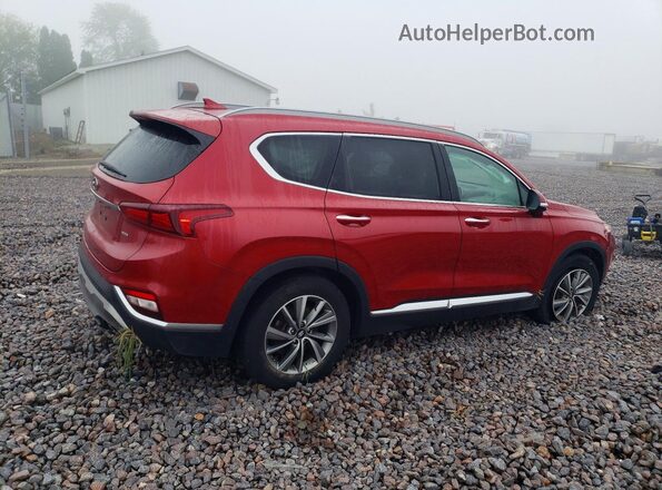 5NMS5CAD6KH006935 2019 HYUNDAI SANTA Red Rear right