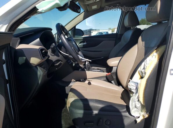 5NMS5CAD8KH036468 2019 HYUNDAI SANTA White Front interior view