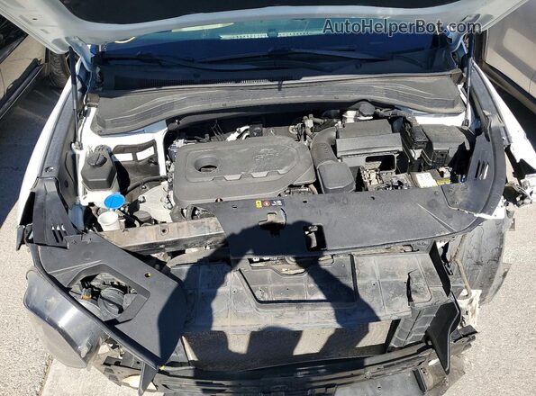 5NMS5CAD8KH036468 2019 HYUNDAI SANTA White Engine compartment view