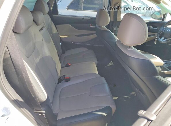5NMS5CAD8KH036468 2019 HYUNDAI SANTA White Rear interior view