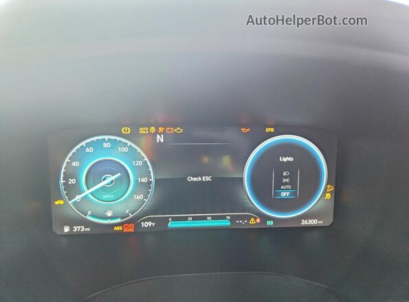 5NMS5DA11PH012094 2023 HYUNDAI SANTA Blue Instrument cluster view
