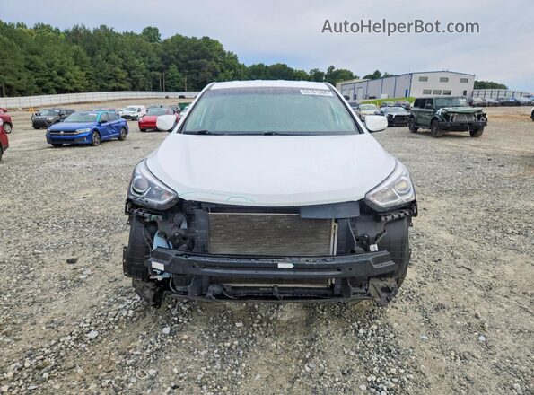 5NMZT3LB0JH090037 2018 HYUNDAI SANTA White Vista frontal