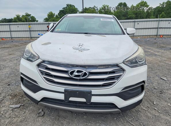 5NMZT3LB2JH073451 2018 HYUNDAI SANTA White Вид спереду