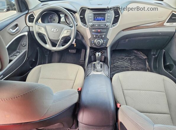 5NMZT3LB3JH079033 2018 HYUNDAI SANTA Black Вид панелі приладів