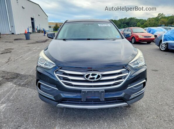 5NMZT3LB3JH079033 2018 HYUNDAI SANTA Black Вид спереду