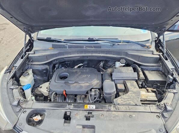 5NMZT3LB3JH079033 2018 HYUNDAI SANTA Black Вид підкапотного простору