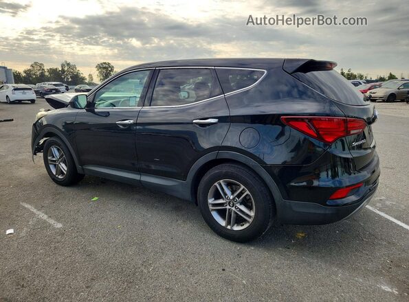 5NMZT3LB5HH026828 2017 HYUNDAI SANTA Black Tył lewy