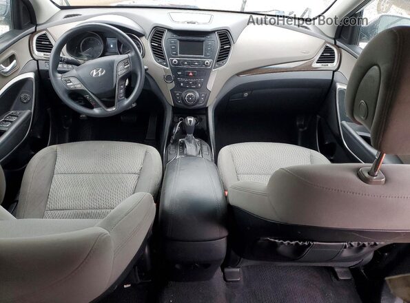 5NMZT3LB6HH004031 2017 HYUNDAI SANTA White Dashboard view
