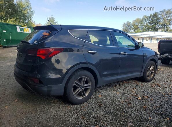 5NMZT3LB6JH071802 2018 HYUNDAI SANTA Black Rear right
