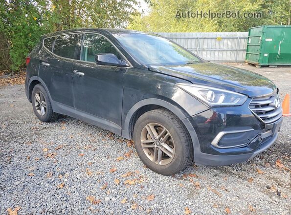 5NMZT3LB6JH071802 2018 HYUNDAI SANTA Black Front right