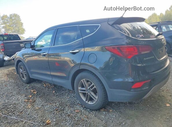 5NMZT3LB6JH071802 2018 HYUNDAI SANTA Black Rear left